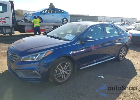 2017 Hyundai Sonata Sport 2.0T из США, поврежденный, VIN 5NPE34AB1HH510716